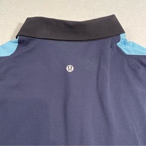 Lululemon Mens Short Sleeve Activewear Golf Polo